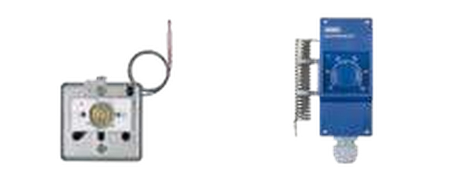 JUMO panel and surface mounted thermostats